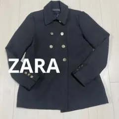 ZARA WOMAN ナポレオンコート 金ボタン ブラック サイズS