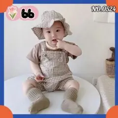 Tシャツサロペットセット半袖キッズベビー 赤ちゃんお出かけ初節句出産祝い