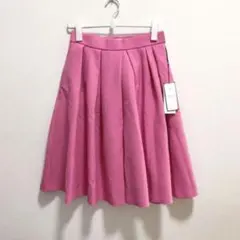 訳あり　新品　Rythme KUMIKYOKU フレアスカート　ピンク