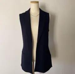 ZARA ザラベーシック ネイビー ジレ テーラード