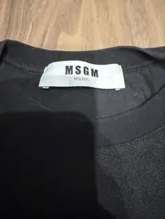 MSGM チュールレイヤード Tシャツ ブラック　S