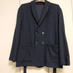 ダブルブレスト テーラードジャケット ネイビー