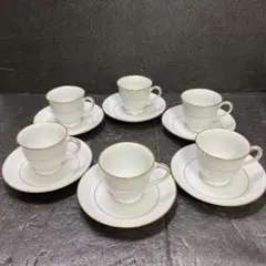 未使用・箱入 廃盤 ローゼンタール スオミ カップ&ソーサー 5客セット