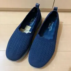 スケッチャーズ　スリッポン　バレエシューズ風　25.5cm