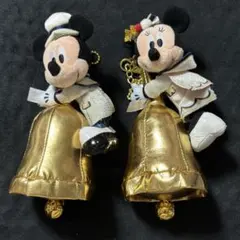 ディズニーシー　クリスマス　ハンドベル　ぬいぐるみチャーム　2個セットのサムネイル