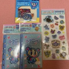 新品未開封　エンジェルブルー　シール帳　フレークシール　エポキシシール　４点