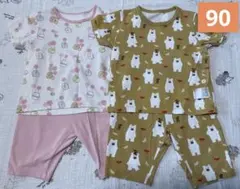 ユニクロ　半袖パジャマ　2セット　すみっコぐらし　しろくまのパンツ