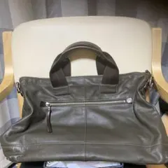 COACH ダークブラウン ビジネスバッグ