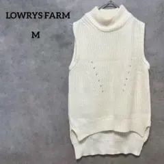 ローリーズファーム ハイネック ざっくり ニット 春 ブラウス レディース