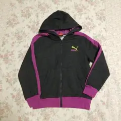 PUMA　プーマ　キッズ　ジップアップ　パーカー　トレーナー　スポーツ
