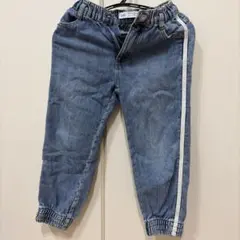 ZARA デニムパンツ 4-5歳用 サイドストライプ