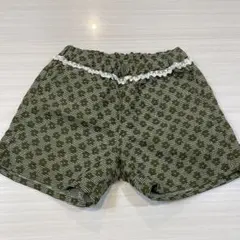 ①【130】ブランシェス　花柄　ショートパンツ