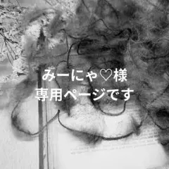 〚 みーにゃ♡様専用ページ 〛