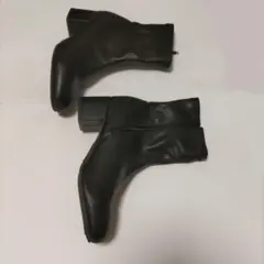 サイドゴアブーツ ブラック 合成皮革