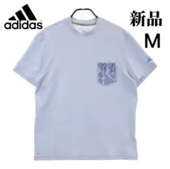 新品　ADIDAS メンズ ゴルフ 半袖Tシャツ ゴルフウェア Mサイズのサムネイル