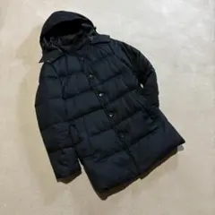 SIMPLICITE PLUS フード付きダウンジャケット ミドル丈