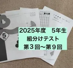 2026年最新】四谷大塚 5年 組み分けテストの人気アイテム - メルカリ