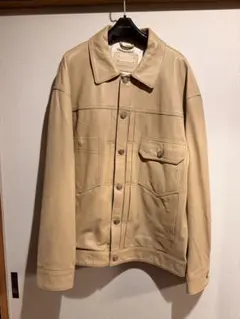 GIORGIO BRATO レザージャケット ベージュのサムネイル