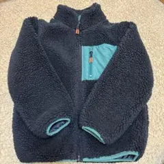 H&M フリースジャケット 6-8Y ネイビー