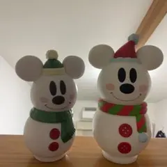 週末セール⭐︎ディズニー ミッキーマウス 雪だるま クリスマス 2007