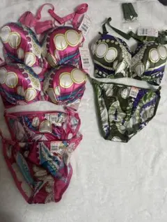 廃盤レアエメフィール サテンブラジャーショーツまとめ売り