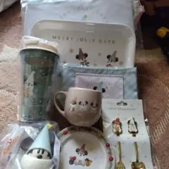 リルリンリン　クリスマス　スーベニアセットとトレーとカトラリーセット