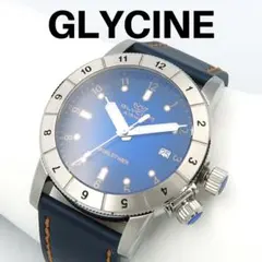 Glycine GL1022 AIRMAN　ミリタリー エアマン グリシン　銀青のサムネイル