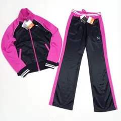 PUMA プーマ レディース ジャージ上下セット 未使用品 黒×マゼンダ