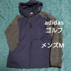adidas golfメンズMフード付きパーカー