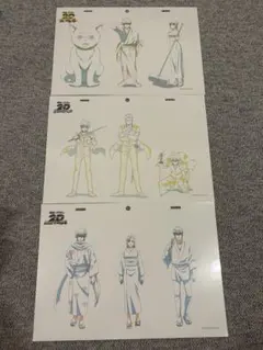 銀魂 映画 入場者特典 原画風 カード 真選組動乱編 かぶき町四天王編 金魂編