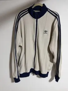 adidas トラックジャケット ワッフル生地 ベージュのサムネイル