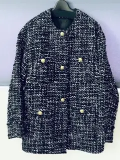 定価3.3万 アーバンリサーチ ラメツイードジャケット 金ボタン