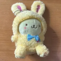 HAPPYくじ　サンリオ　ぬいぐるみチャーム　ポムポムプリン　マスコット　ぬい
