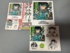 僕のヒーローアカデミア 緑谷出久 フォトカード ステッカー