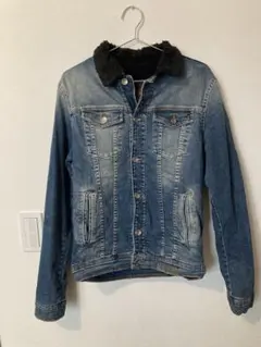 ZARAメンズデニムボアコート