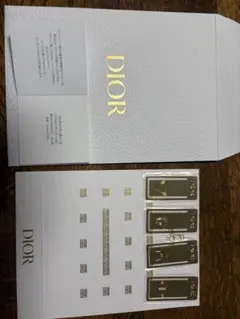 Dior ゴールドしおり 4枚セット
