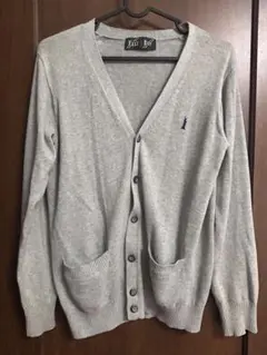 EAST BOY Vネックグレーカーディガン 9号