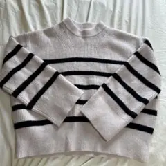ZARA ボーダーニット　長袖