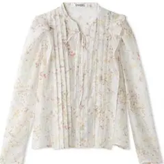 SNIDEL ストレートタックブラウス