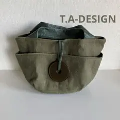 T.A-DESIGNティーエーデザイン トートバッグ　パイン飴バッグ　カーキ