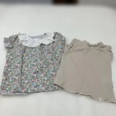 tete a tete ベビー服　ノースリーブトップス　80㎝　2枚セット