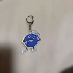 青いキャラクター アクリルキーホルダー