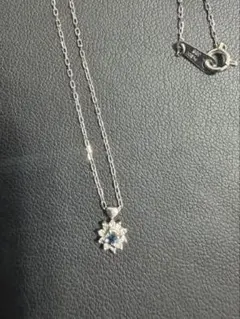 【美品】Pt900 ネックレス Pt850プラチナ ダイヤ付き