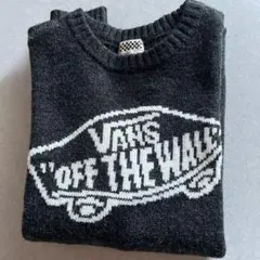 VANS OFF THE WALL ロゴ ニット セーター 古着
