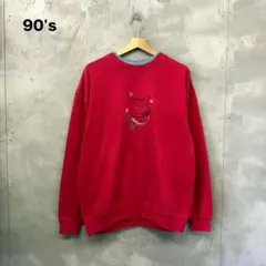 90's M&C sportswear スウェットトレーナー 雪だるま US古着