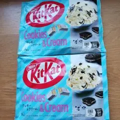 新商品】KitKat Cookies & Cream 9個入り×2袋 - メルカリ