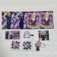 名探偵コナン　ベルモット　前髪クリップ　アクリルブロック　パズル　キーホルダー