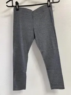 未使用　UNIQLO グレー リブレギンス Mサイズ