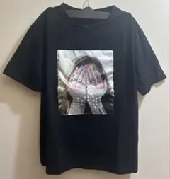 ブラック 半袖 Tシャツ キラキラ Y2K