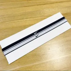 ナイキ ヘアバンド 2本セット 黒 白